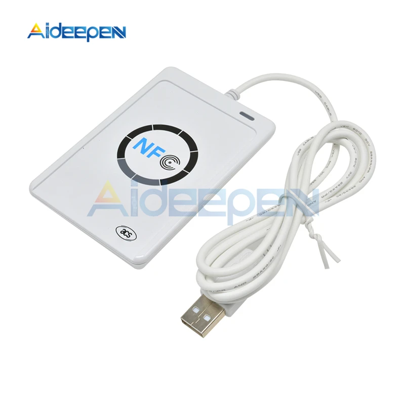 Устройство для чтения nfc-карт ACR122U RFID смарт-карта Дубликатор с индикатором Дубликатор записываемый клон по USB S50 13,56 МГц ISO/IEC18092