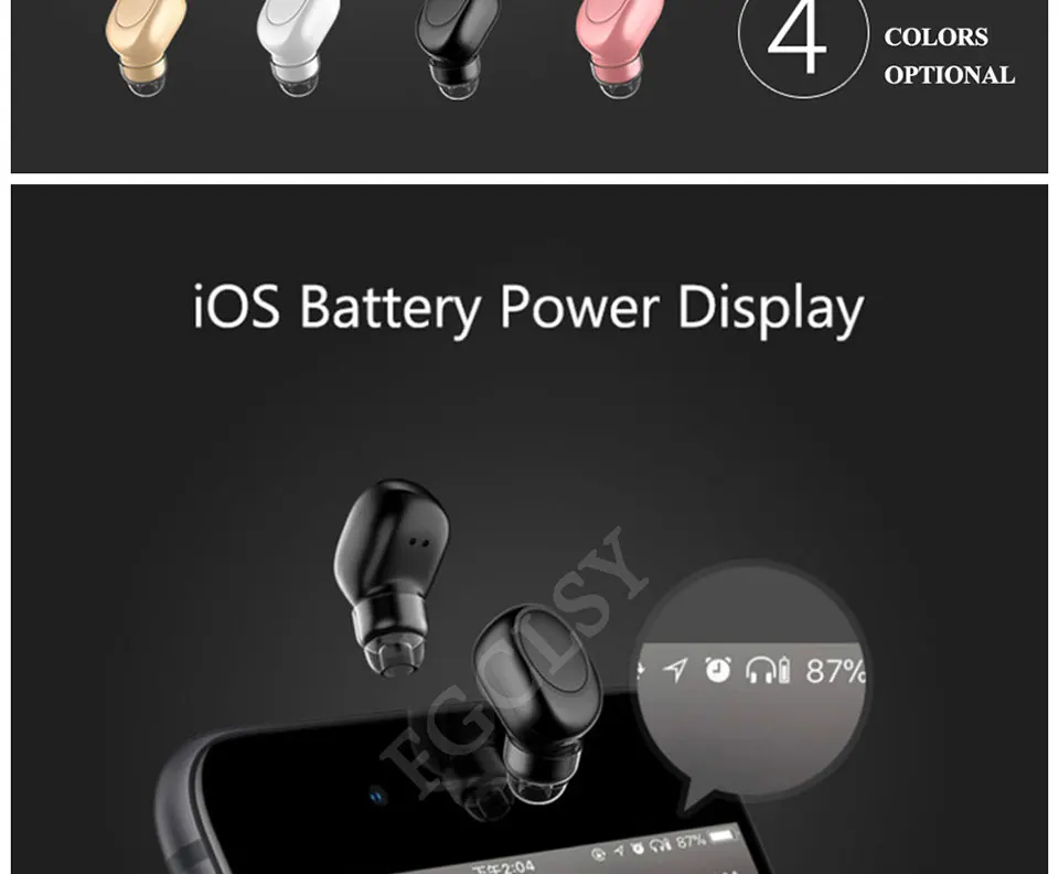 FGCLSY мини беспроводные наушники Blutooth, стерео гарнитура с микрофоном, спортивные наушники для бега, наушники для iPhone 8 X
