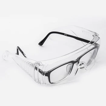 

Transparent Protective Anti Dust Goggles Anti Fog Proof Eye Protection Goggles HD Antiviral Eyewear Clear PC-Safety Glasses Tool