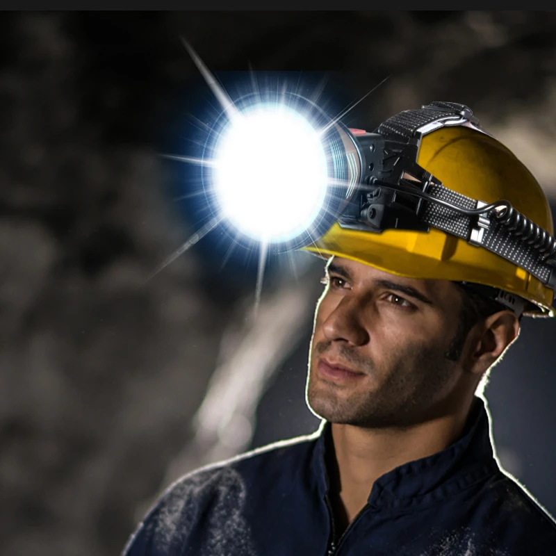 Nón Bảo Hộ Lao Động Và Sự Cần Thiết Của Những Phụ Kiện Nón 3 Đèn pin gắn nón bảo hộ lao động