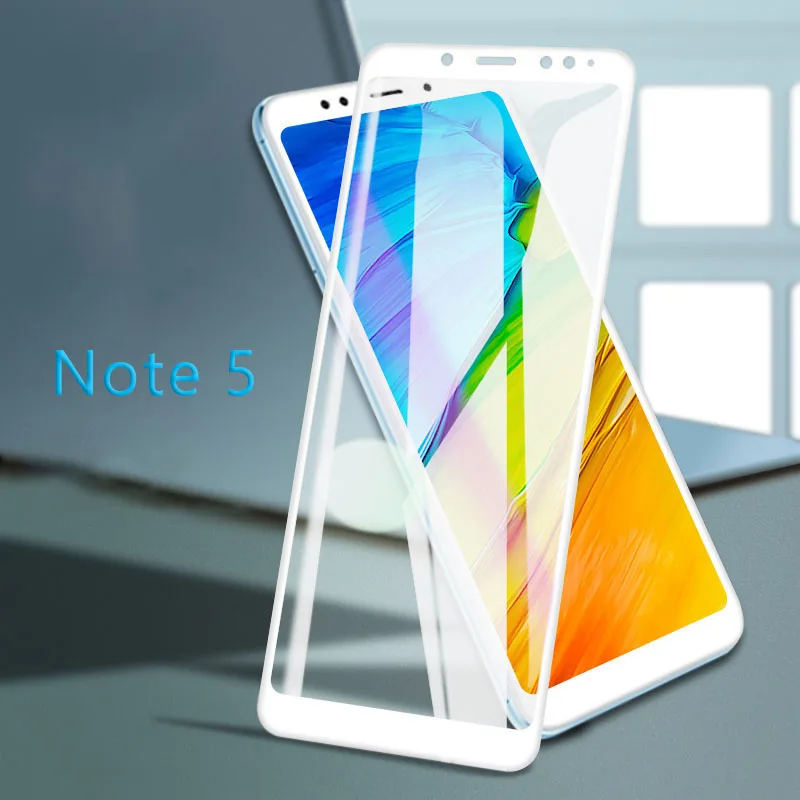 

protective glass on redmi note 5 tempered glas screen protector for xiaomi ksiomi note 5 pro safety tremp not global xiomi xiami