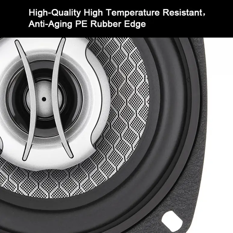 2 шт. Универсальный 4 дюйма 200W фары для автомобиля 2-полосная коаксиальная Аудио Стерео полный диапазон частот Hi-Fi для авто радио стерео модифицированный