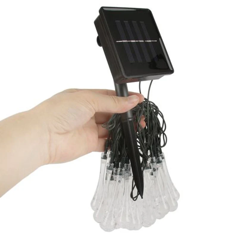 Outdoor Solar Powered 30 LED String Light Garden Path Yard Landscape Lamp Decora