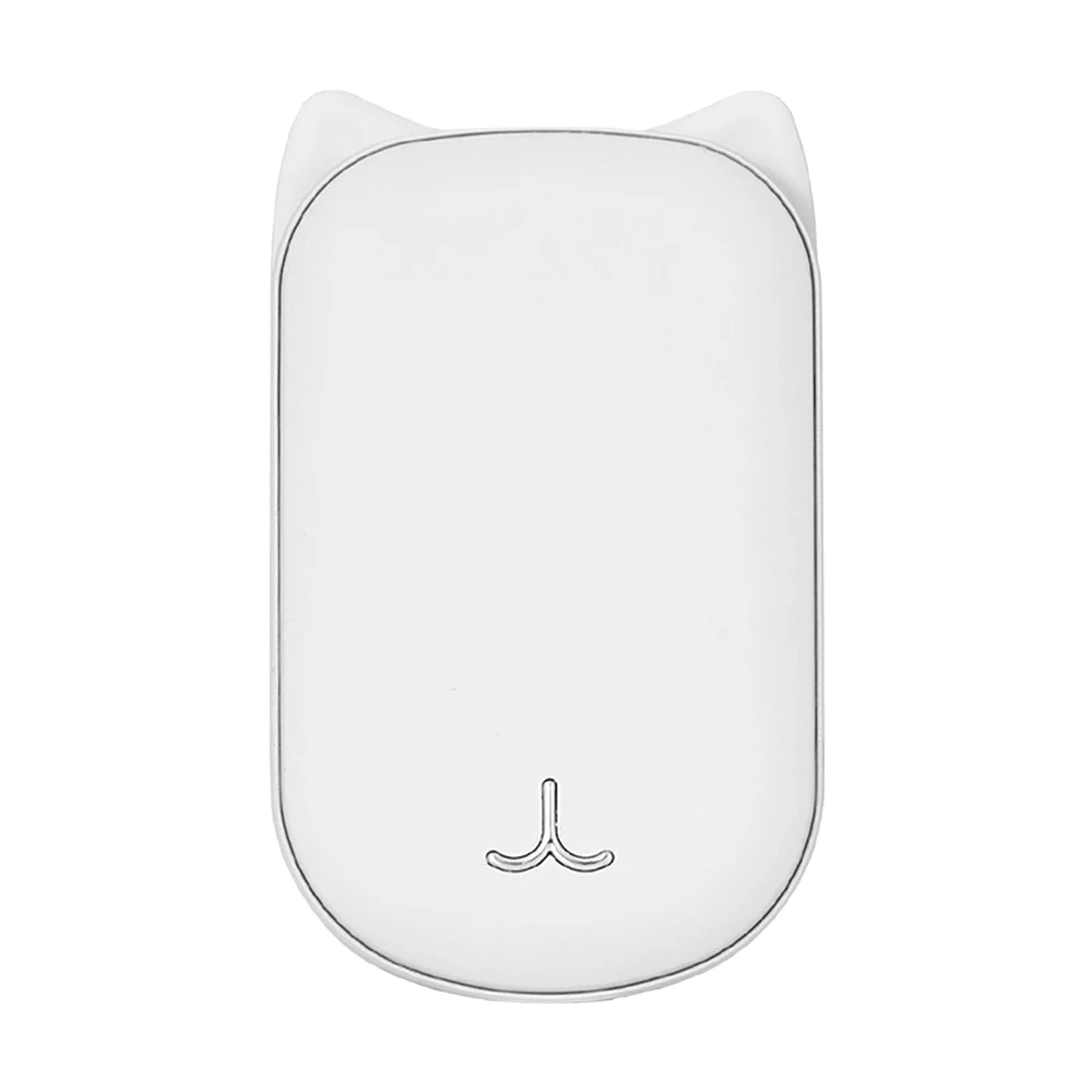 White Милый портативный USB Перезаряжаемый грелка для рук 3600 мАч Внешний аккумулятор 5 в мини портативный дорожный удобный долговечный Мини карманный грелка для рук - Цвет: White