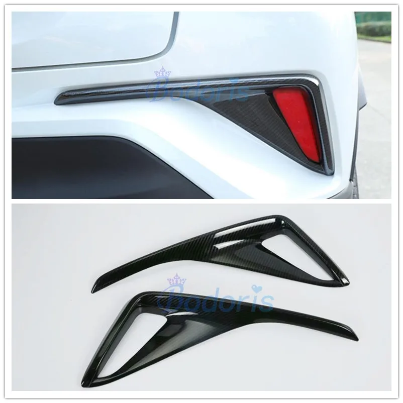 Для Toyota C-HR CHR C HR серебристый цвет задняя противотуманная фара крышка Свет Накладка рамка хром автомобиль Стайлинг Аксессуары