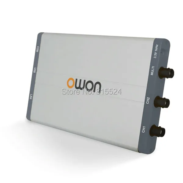 Горячая продажа Owon VDS1022 Виртуальный USB осциллограф 100MSa/S 25 м двухканальный для ПК |