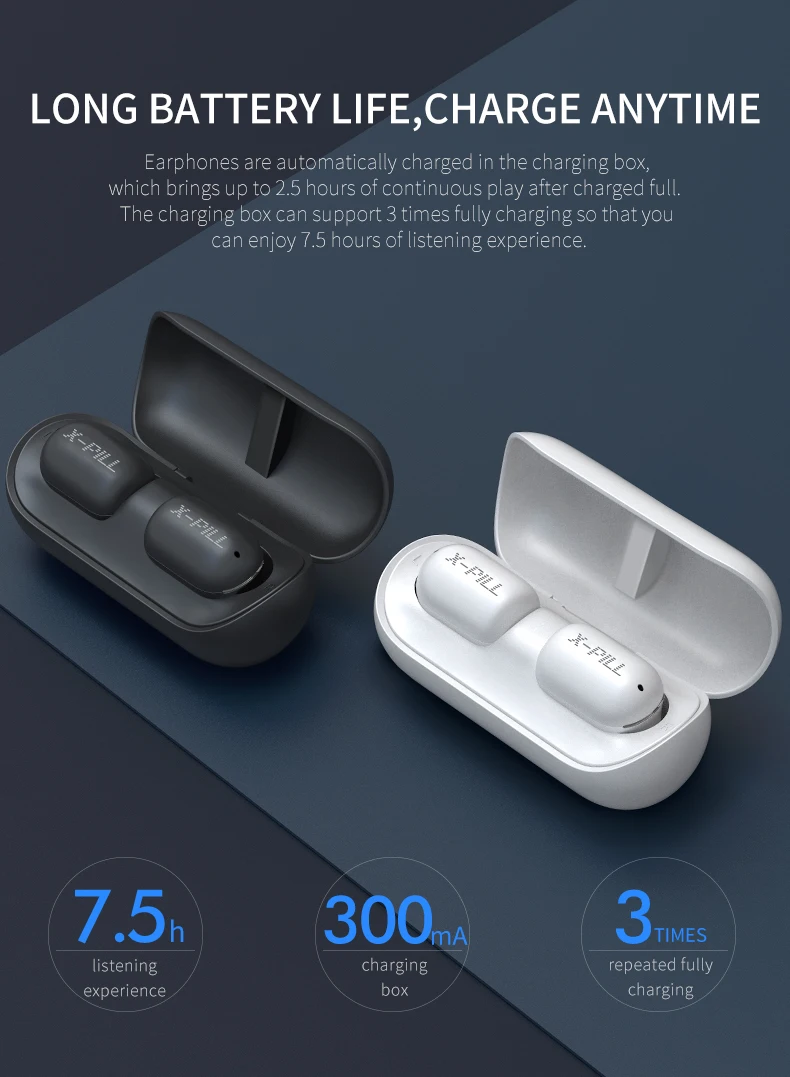 Умные Мини Bluetooth стерео наушники беспроводные наушники гарнитура IPX5 водонепроницаемые удобные спортивные наушники для iPhone huawei Xiaomi