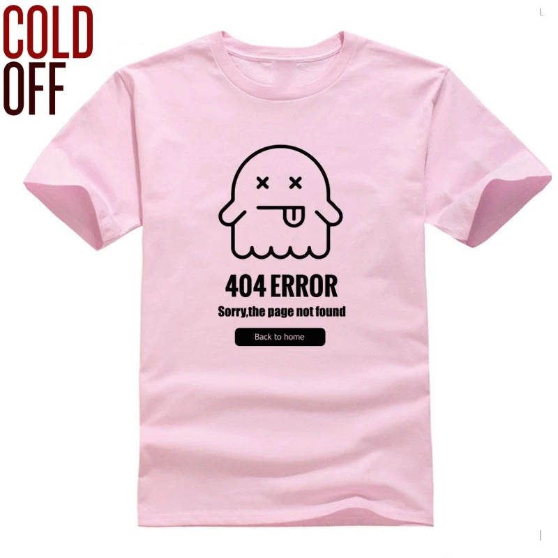 COLD OFF, хлопок, короткий рукав, 404, ошибка, принт, Мужская футболка, свободная, крутая, трикотажная, Мужская футболка, o-neci, футболка, Топы, мужские футболки