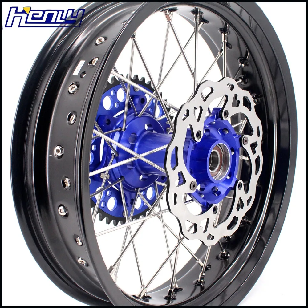 3,5/4,25 полный спицевые колеса комплект для KTM SX EXC SXF SX XCW 200 300 125 250 350 400 530 2003- Supermotard обод диск втулки