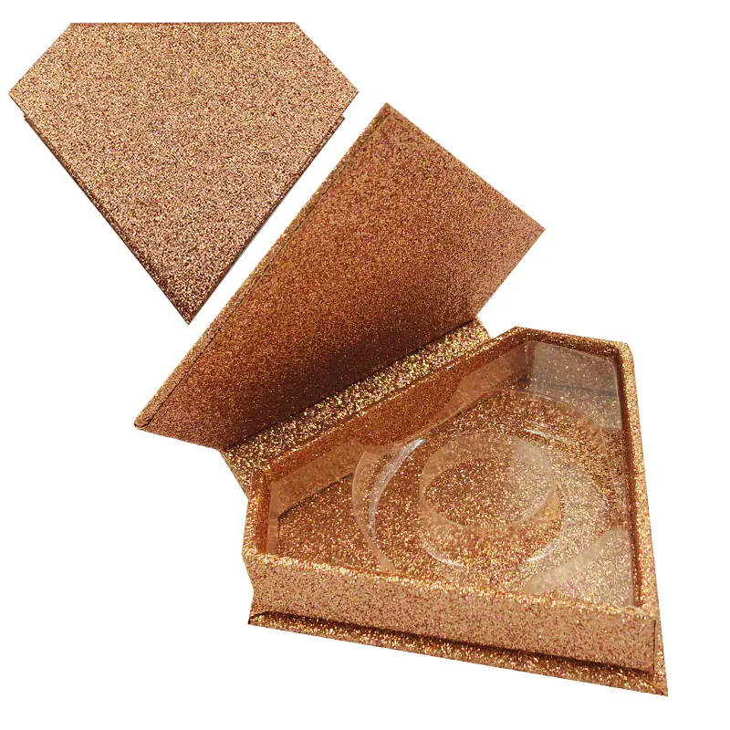 Коробка с накладными ресницами - Цвет: rose-gold01