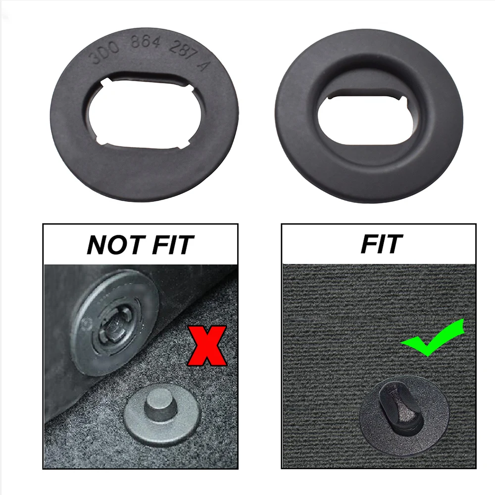 Автомобильный коврик, крепежные зажимы для ковров, овальные зажимы для VW Golf GTI Seat Leon MK1 Skoda Octavia Fabia OE 3D0864851B41 3D0061795B41