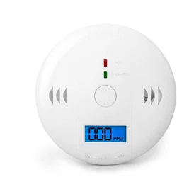Smart Life CO Detector de fugas de GAS y monóxido de carbono, probador de retroiluminación LCD CH4, alarma de carbón y fugas de metano