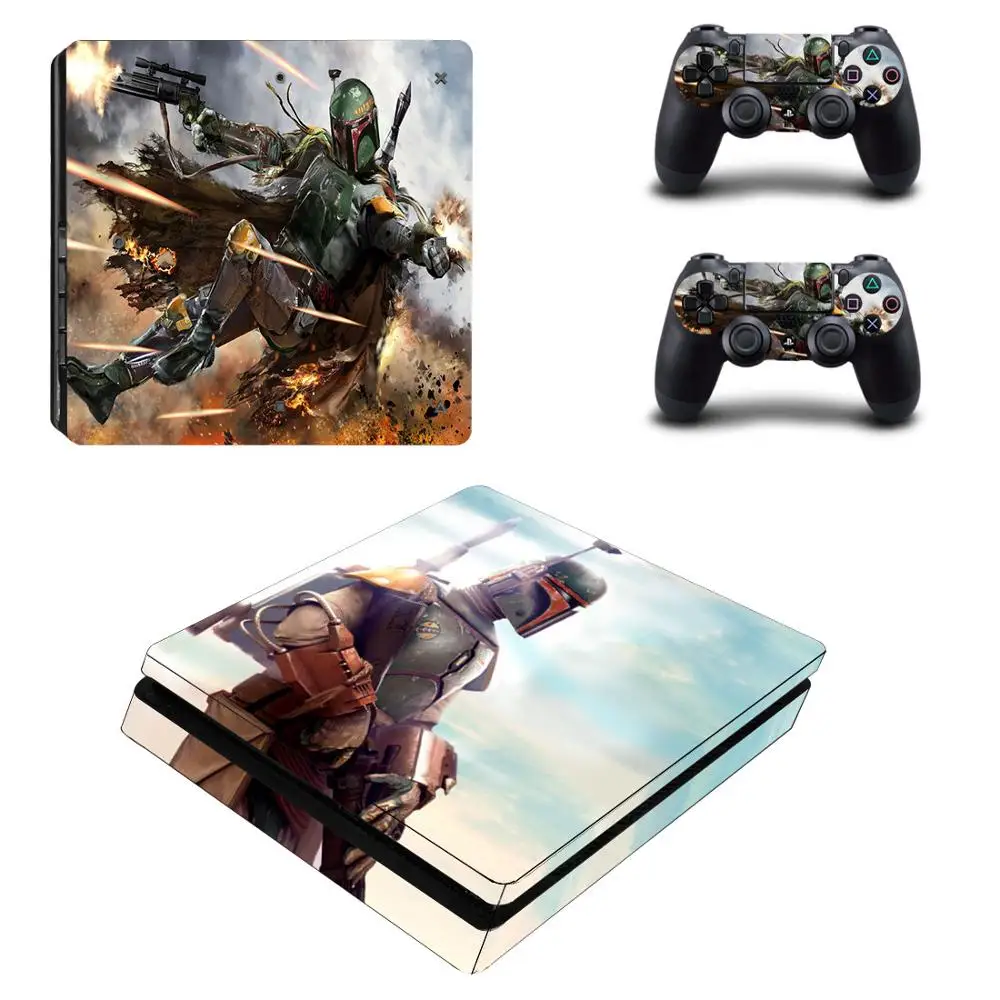 YSP4S-0576 Star Wars: The Force Awakens PS4 Slim sticker s Play station 4 Slim Skin sticker для консоли и контроллера playstation 4 Slim - Цвет: YSP4S-0576