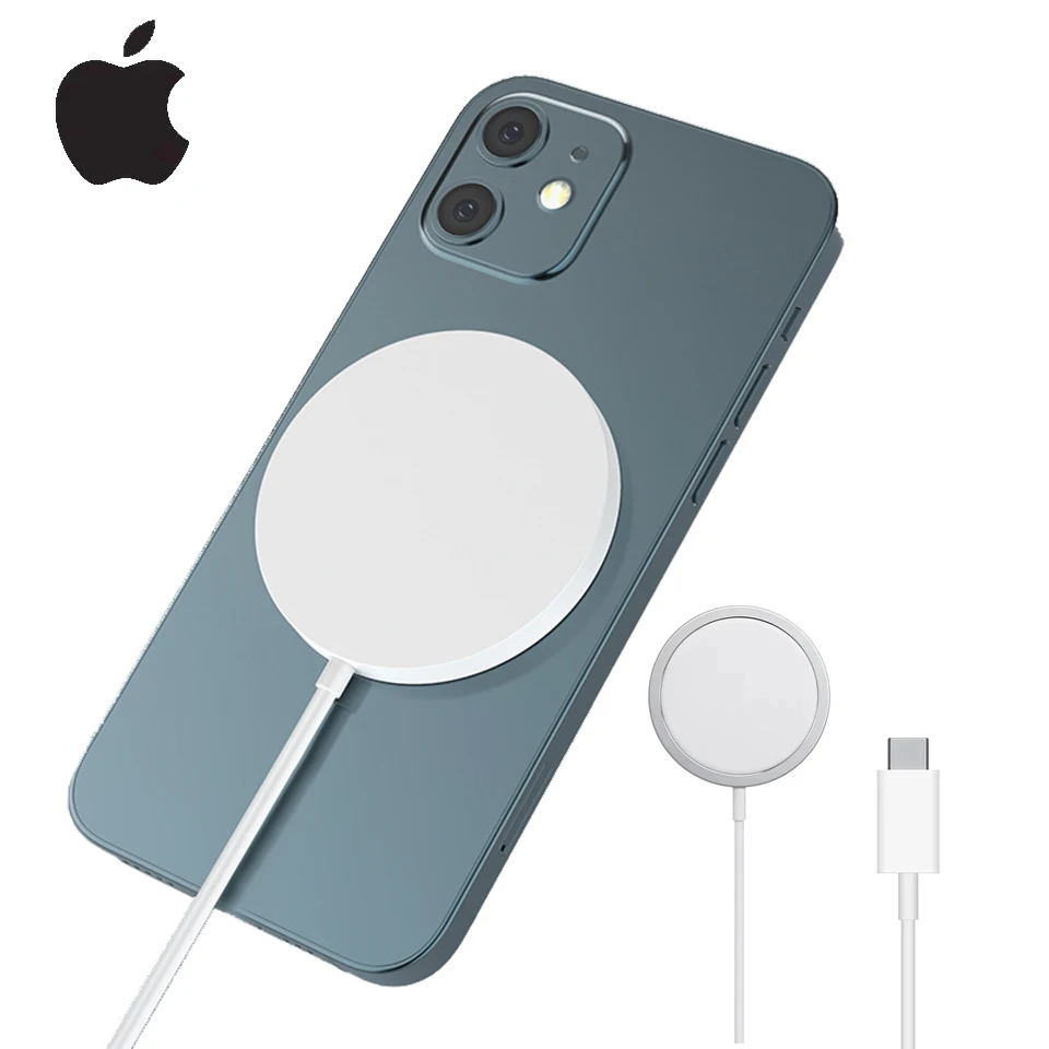 Original Apple MagSafe charger USB-C Magnetic Wireless Charger 15W Fast Charger for iPhone 8 X 11 12 pro max for AirPods Pro