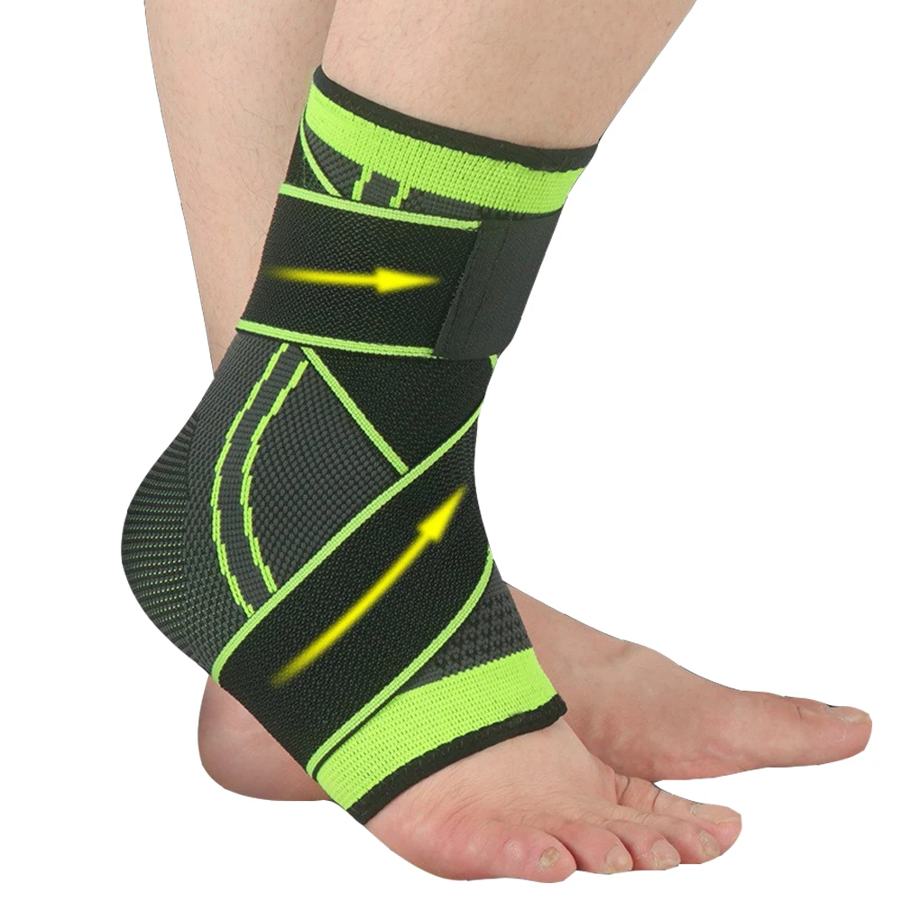 

Fitness Ankle Support Elastic Ankle Brace Belt Protector Foot Bandage Sports Gym Sprain Guard Band Adjustable Heel Protection