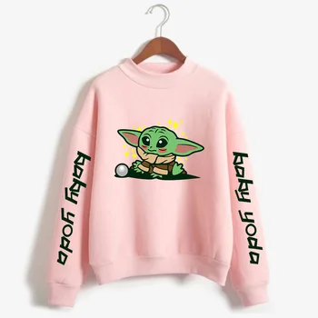 

The Mandalorian Baby Yoda Printed Sweatshirts Hoodies Long Sleeve Hoodie Sweatshirt Men/Women Autumn Winter Tracksuit Tops