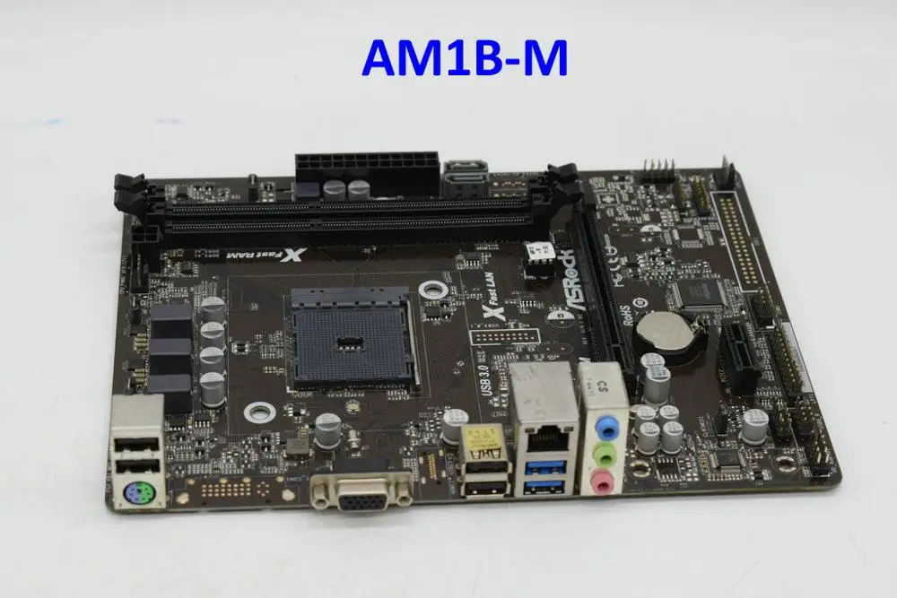 Для оригинальной б/у материнской платы ASRock AM1B M DDR3 AM1|Материнские платы| |