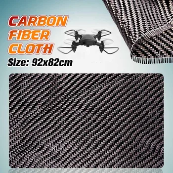 

3K 200gsm 92x82cm Thickness Carbon Fiber Cloth Plain Tabby Carbon Fabric Anti-UV For Commercial Car Part Sport Equipment