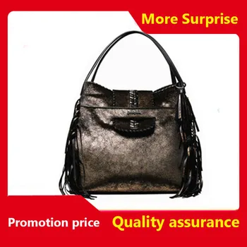 

Newest Spanish Brand Women's European and American Shoulder Strap Tassel Casual Fashion Messenger Bag Shoulder Bags Bolso Mujer