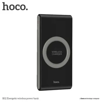 

HOCO power bank 8000mah Portable mobile phone Wireless Charger QI Standard External Battery charger PowerBank Supply for iphone