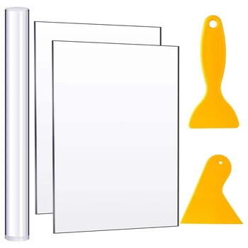 

Acrylic Clay Roller,Sheet Backing Board Plastic Scrapers Rubber Clay Pottery Craft Tool for Shaping Sculpting Modelling