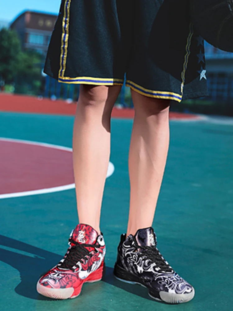 Большие size36-45, баскетбольные кроссовки, профессиональная Баскетбольная обувь, мужские спортивные кроссовки, Женская дышащая обувь с воздушной подушкой