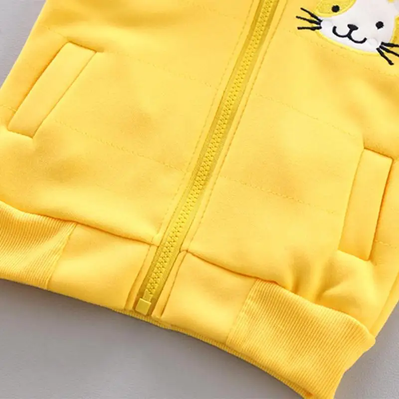 Осенне-зимняя одежда для кошек с длинными рукавами для маленьких мальчиков и девочек, комплект из 3 предметов