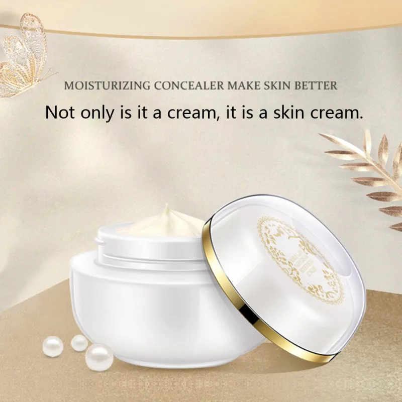 30g Liquid Foundation Oil-control Concealer Cream Hydrating Long Lasting Makeup Foundation Face Whitening Cream