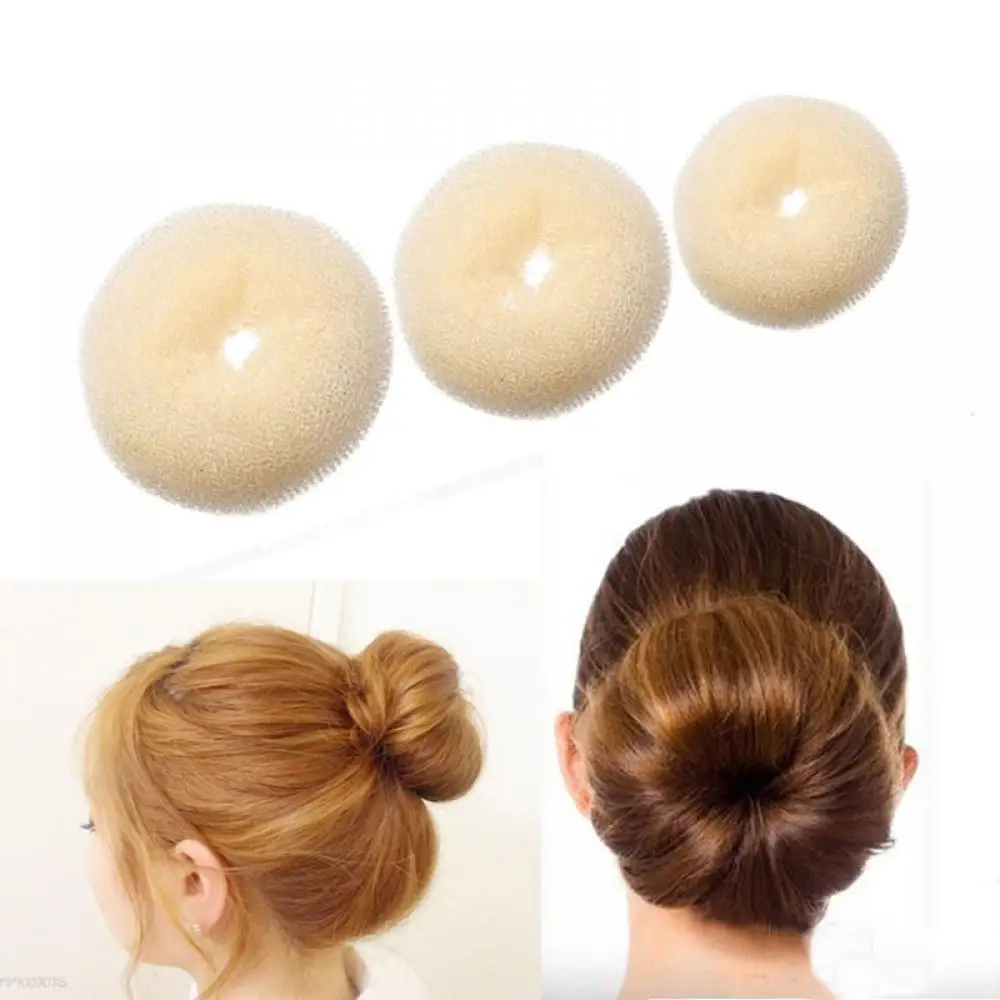 Hair Bun Shaper French Ring Rollers Hairdressing Salon Fashion Foam Doughnut 