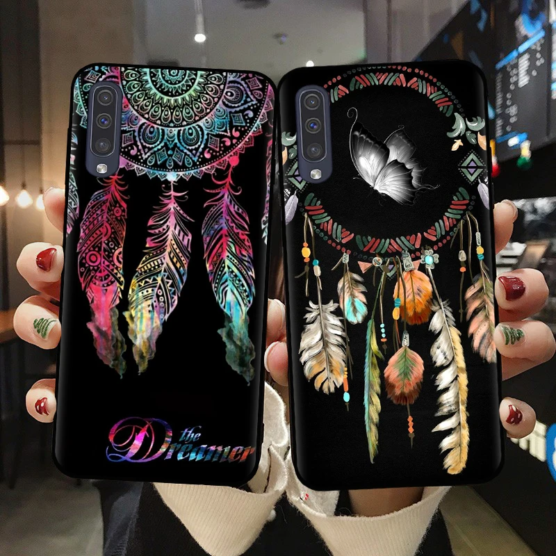 Чехол-накладка для Samsung A51 A71 A21S A10 A20 A30 A40 A50 A70 A6 A7 A8 A9 Plus 2018 с изображением мандалы в
