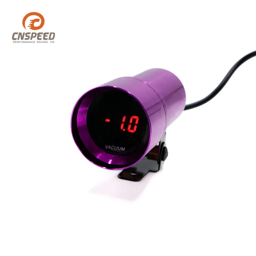 

Brand cnspeed 12V Car Modified Instrument 37 Size with LED Display Vacuum Meter