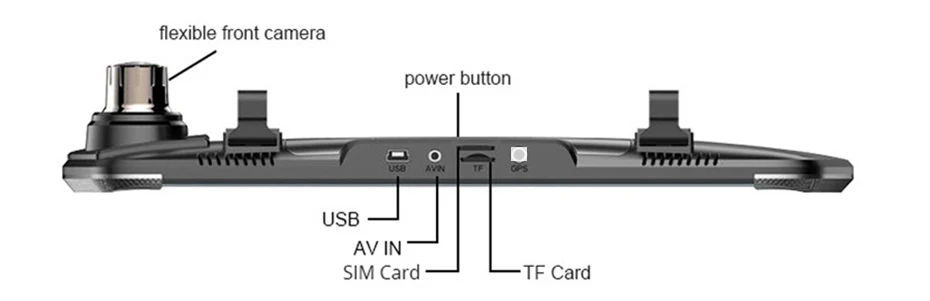 QUIDUX 4 г ADAS Автомобильный dvr камера 1" Android 8,1 поток медиа зеркало заднего вида FHD 1080 P Wi Fi для панели, GPS Cam Регистратор Видео регистраторы