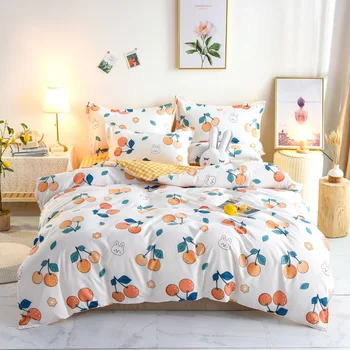 

Nordic Style Bedding Sets 3/4pcs Geometric Pattern Bed Linings Duvet Cover Bed Sheet Pillowcases Cover Set
