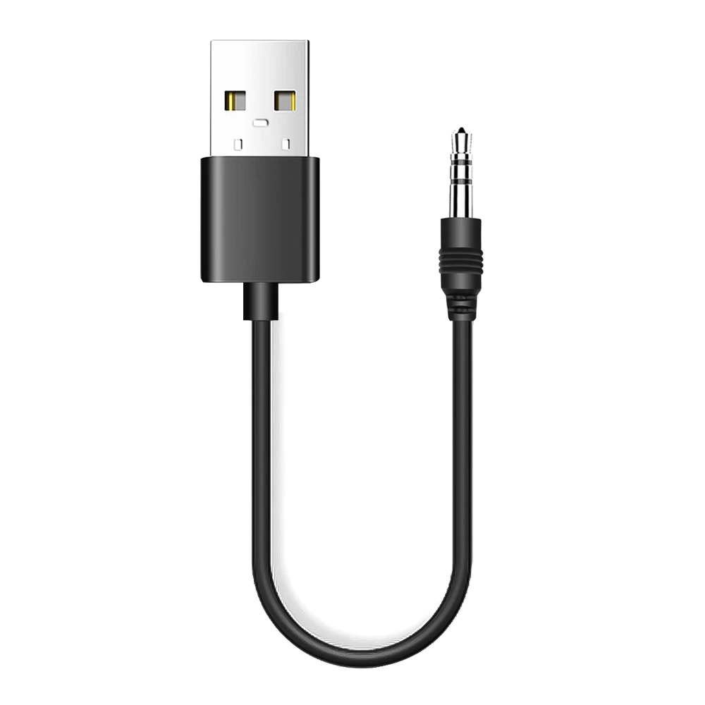 USB мощность 3,5 мм AUX Bluetooth приемник A2DP ключ беспроводной музыкальный аудио адаптер 3,5 мм разъем музыкальный передатчик для автомобильного динамика - Название цвета: Black B