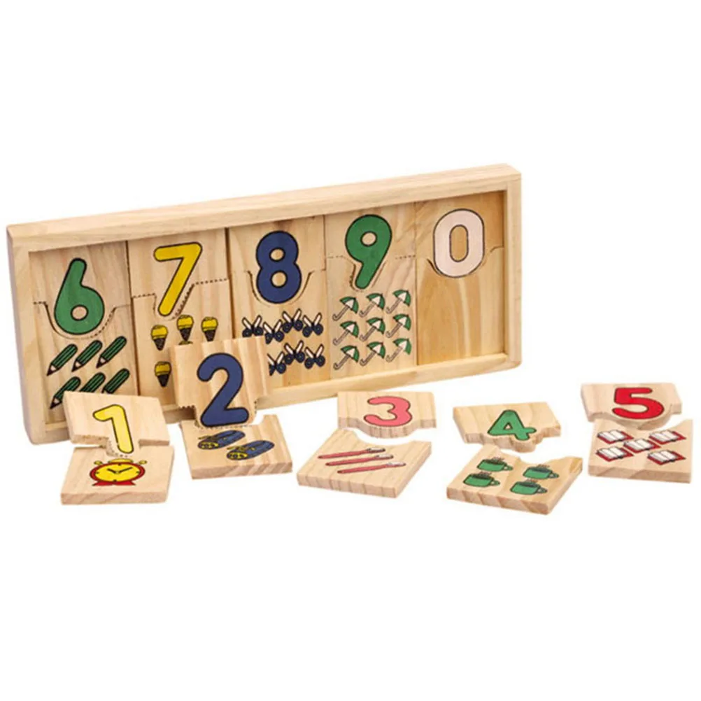 Educational toys math toys teaching aids toys Baby Education Toys Montessori Box Digital Clock Math Toy Number digital Counting Wood Stick Baby Kids Toy Gifts