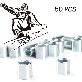 

50pcs Sports Easy Install Outdoor Protection Accessory Wear Resistant Toy Bearing Cover Replacement 4 Wheel Skateboard Metal