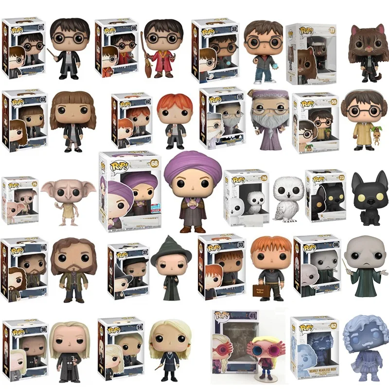 

Funko Pop harri potter Severus Snape Luna Dobby Hermione Rubeus 10CM Vinyl Model Toys Birthday Christmas Gift