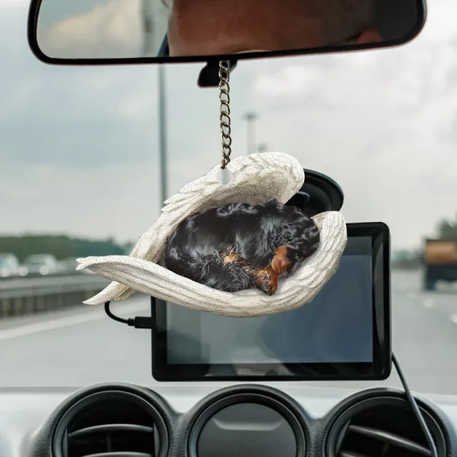 1Dc Kreatív 3D -S Akril Állati Sík Medál Kulcstartó Dísz Aranyos Autó Hátizsák Függő Díszes Otthoni Dekoráció Tartozékok - Image 4