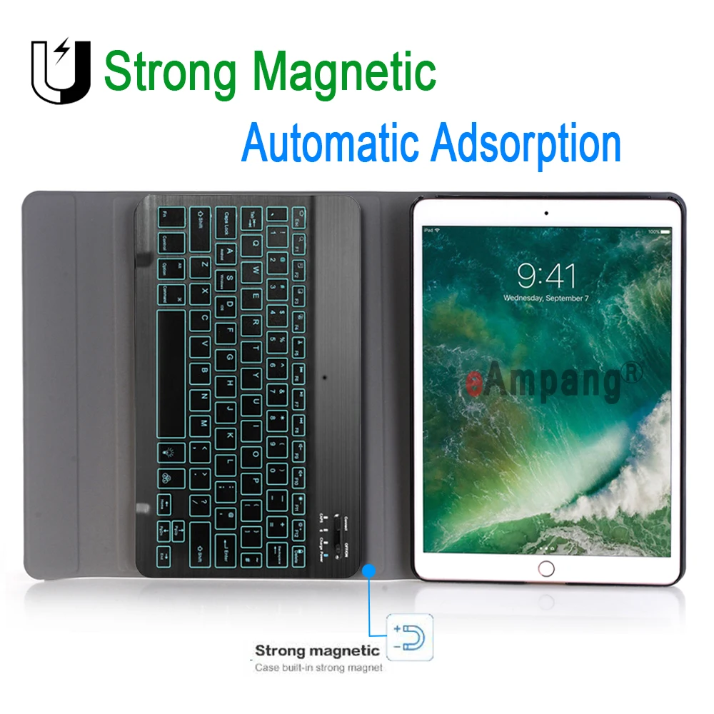 Чехол для клавиатуры с подсветкой Apple iPad Air 2019 10 5 3 го поколения A2152 A2153 A2154 A2123 Pro A1701