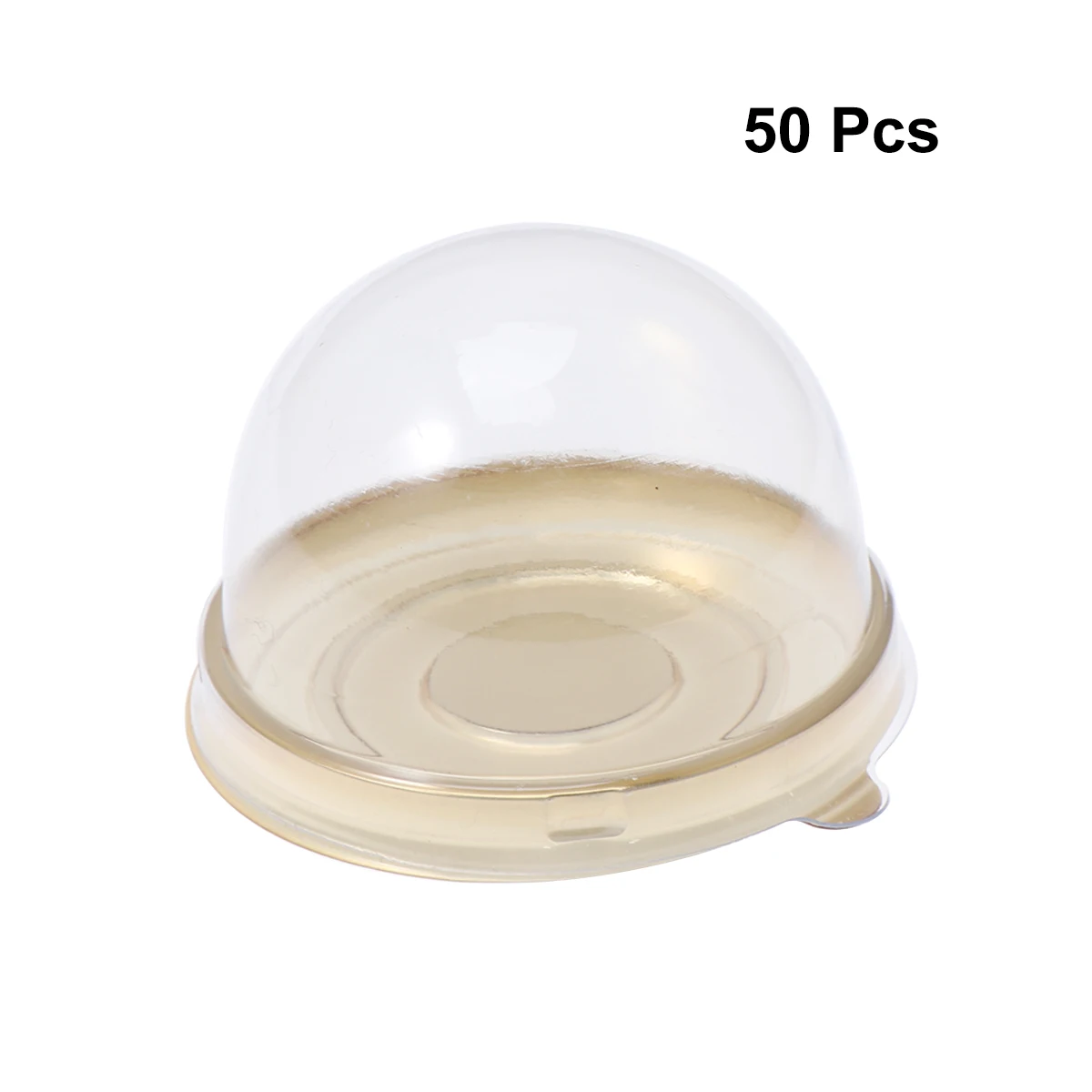 

50pcs Cake Boxes And Packaging Transparent Cake Box Mini Plastic Gift Packaging Boxes Muffin Box Moon Cake Tray Dessert Cupcake