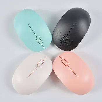 

Macaron color mini mouse optical USB wireless mouse Macbook Mac notebook computer game with ultra-thin mouse 2.4Ghz receiver