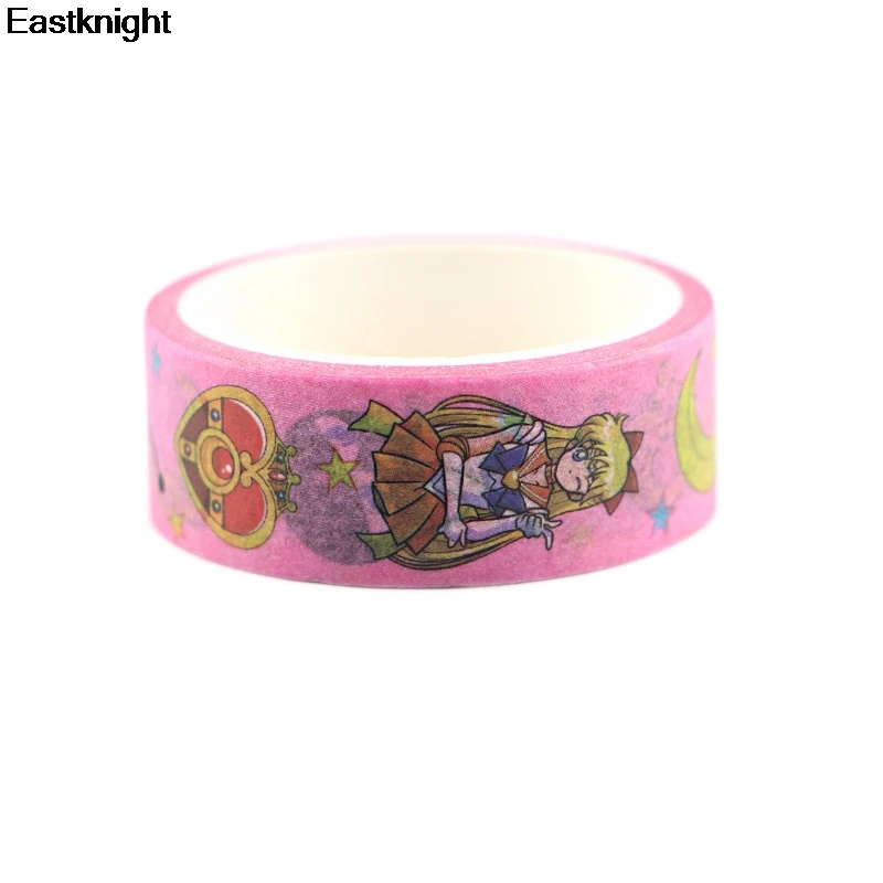 Sailor Moon Аниме DIY Скрапбукинг липкий клей Васи бумага маскирующая лента kawaii печатные узоры наклейки E0827