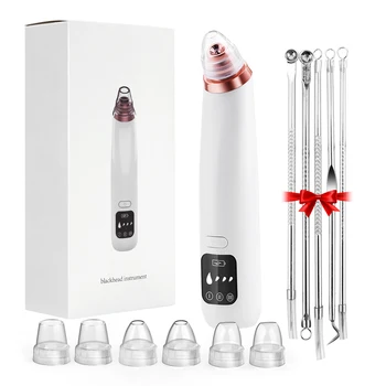 

Electric Blackhead Remover Pore Vacuum Blackhead Vacuum Cleaner Blackhead Extractor Beauty Device with Acne treatment Needle Kit
