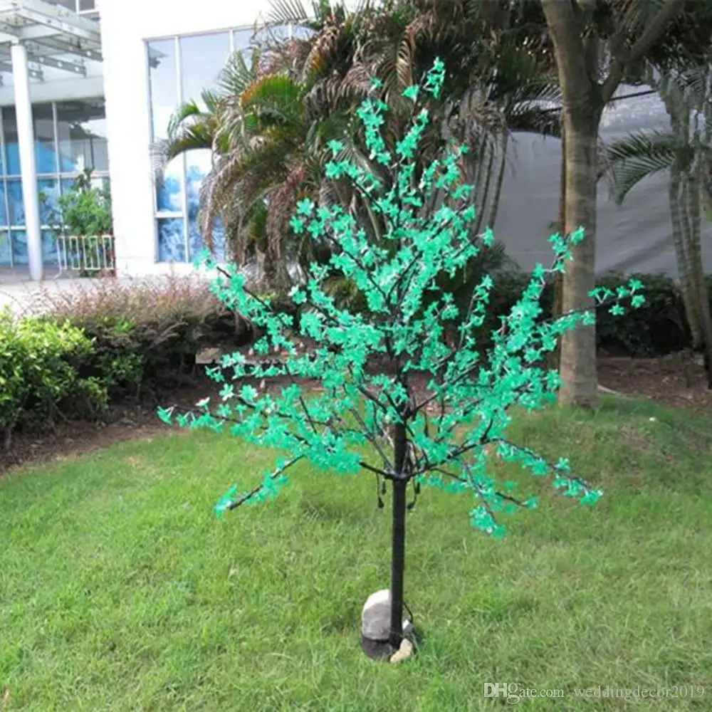 

2019 new LED cherry tree light 480LED bulb 1.5m height 110 220VAC seven colors to choose from for outdoor raindrop transport