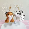 Cute simulation tiger doll plush toy keychain leopard doll panda puppet bag ornaments kids holiday gifts ► Photo 2/4