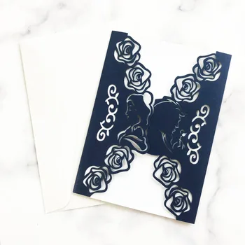 

Flower Lace Edge Couple Card Cover Craft Metal Cutting Dies Scrapbooking Album DIY Paper Card Craft Embossing Die