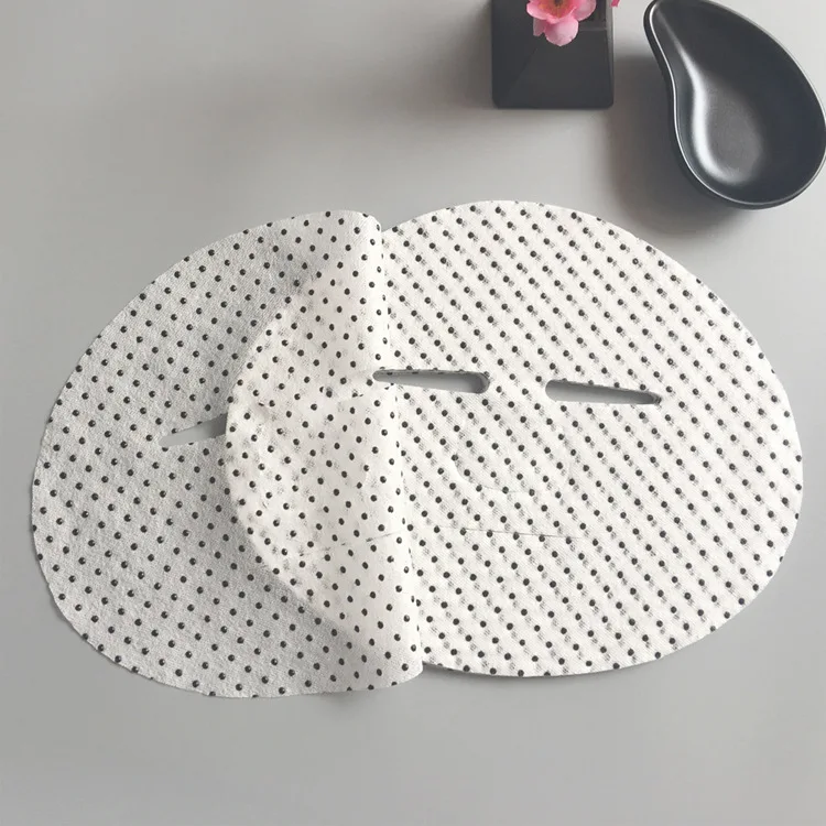 

1pcs black point bio-magnetic silk facial mask paper DIY soft breathable non-toxic skin care products (маскидлялица)