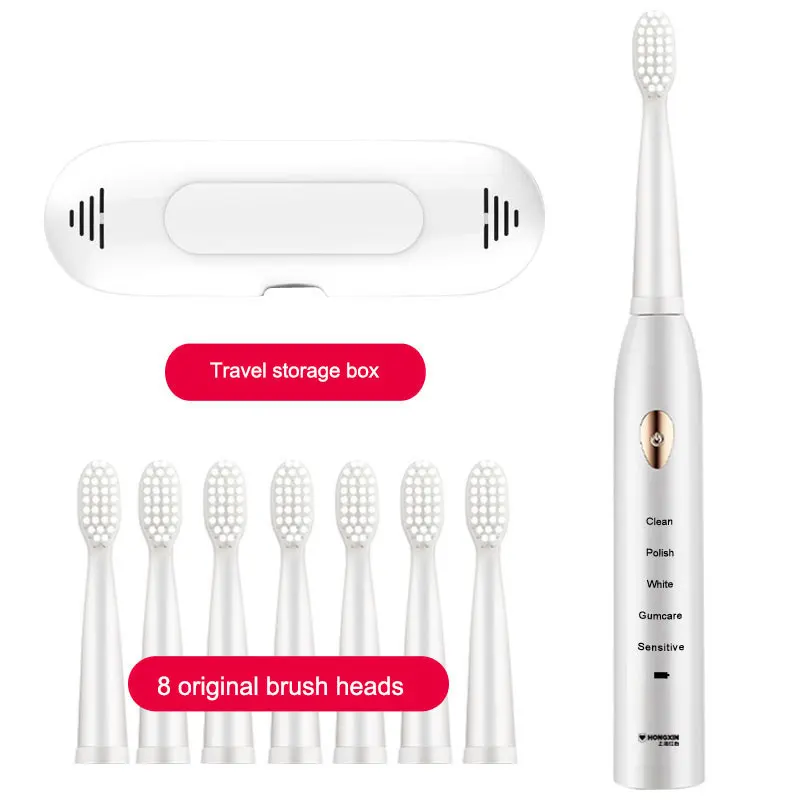 Electric Toothbrush IPX7 Waterproof Automatic Sonic Couple Suit ToothBrush USB Recharge 16 Brush Heads Electric Toothbrush Electric Toothbrush IPX7 Waterproof Automatic Sonic Couple Suit ToothBrush USB Recharge 16 Brush Heads Electric Toothbrush