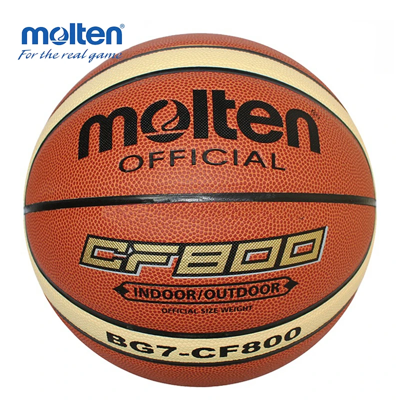 Molten BG7-CF200/800 баскетбольный Официальный Размер 7 Мужской баскетбольный мяч для тренировок в помещении и на улице бесплатно с шариковой иглой+ сетка