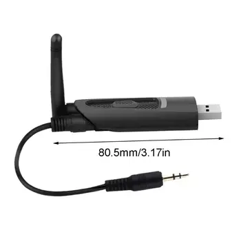 

Bluetooth 5.0 2in1 Transmitter with Antenna B25 CSR USB Powered Wireless Adapter 23GC